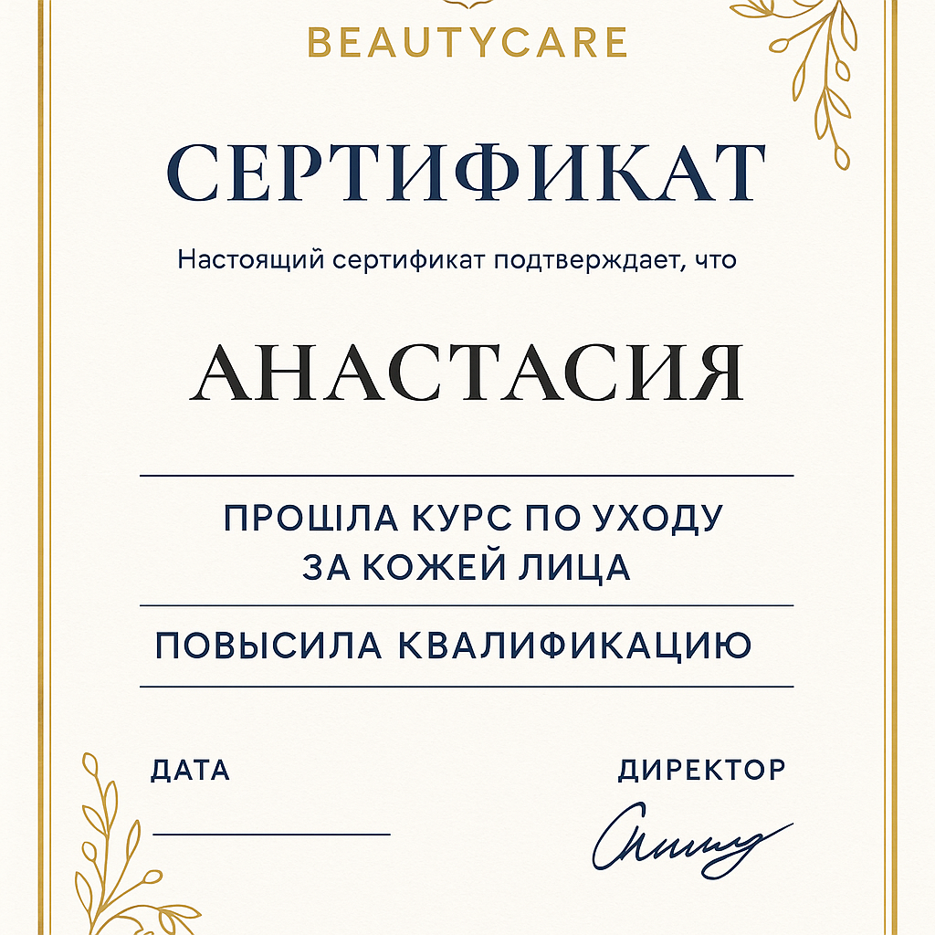 Сертификат 2
